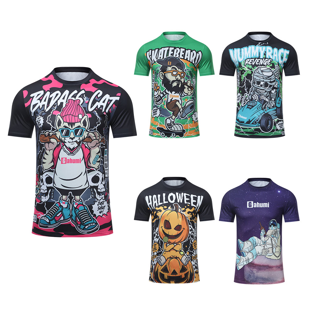 Gahumi Custom Anime Character Logo T-Shirt