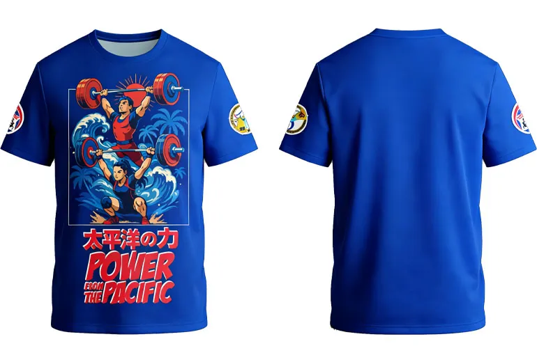 Gahumi Delivers Custom T-Shirts Ahead of Schedule for Guam Weightlifting Event