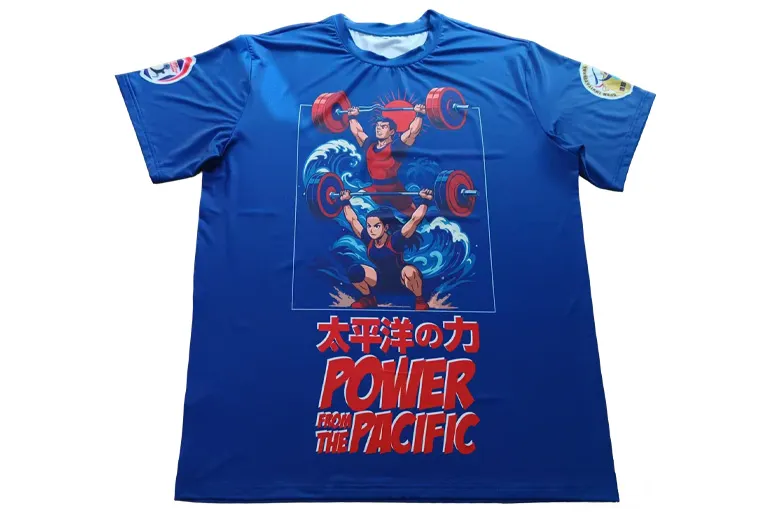 Gahumi Delivers Custom T-Shirts Ahead of Schedule for Guam Weightlifting Event