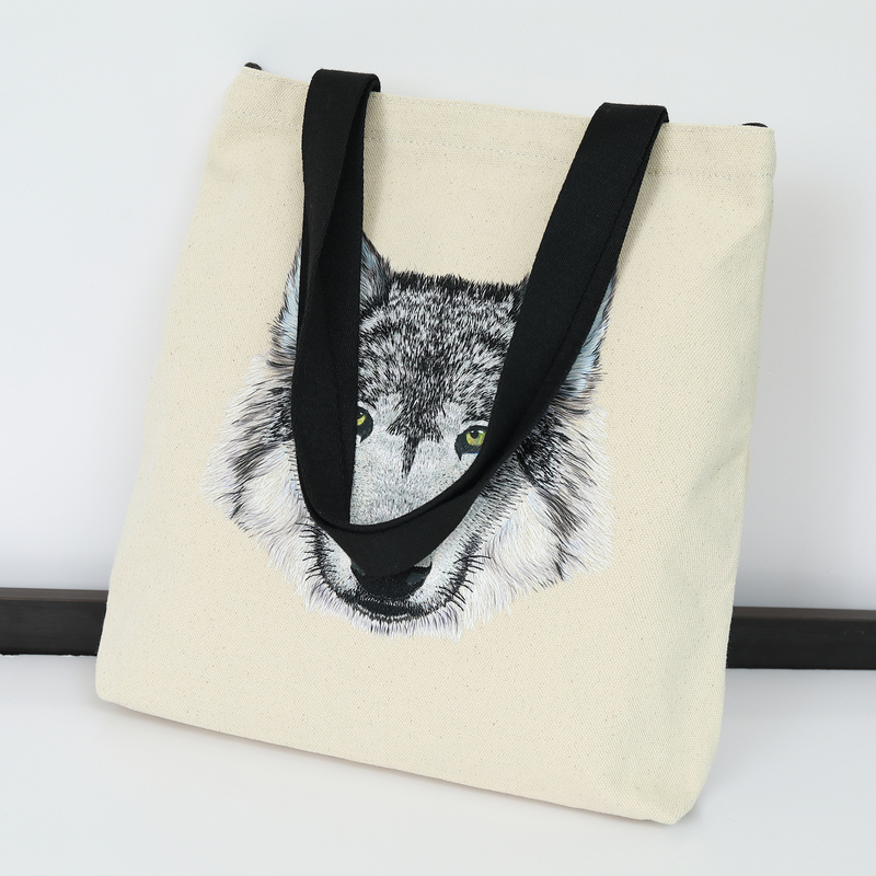 Gahumi Wholesale New Custom Wolf’s Head Tote Bag