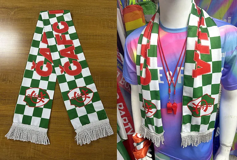 Gahumi Delivers Custom Football Scarves for Czech Club in Record Time