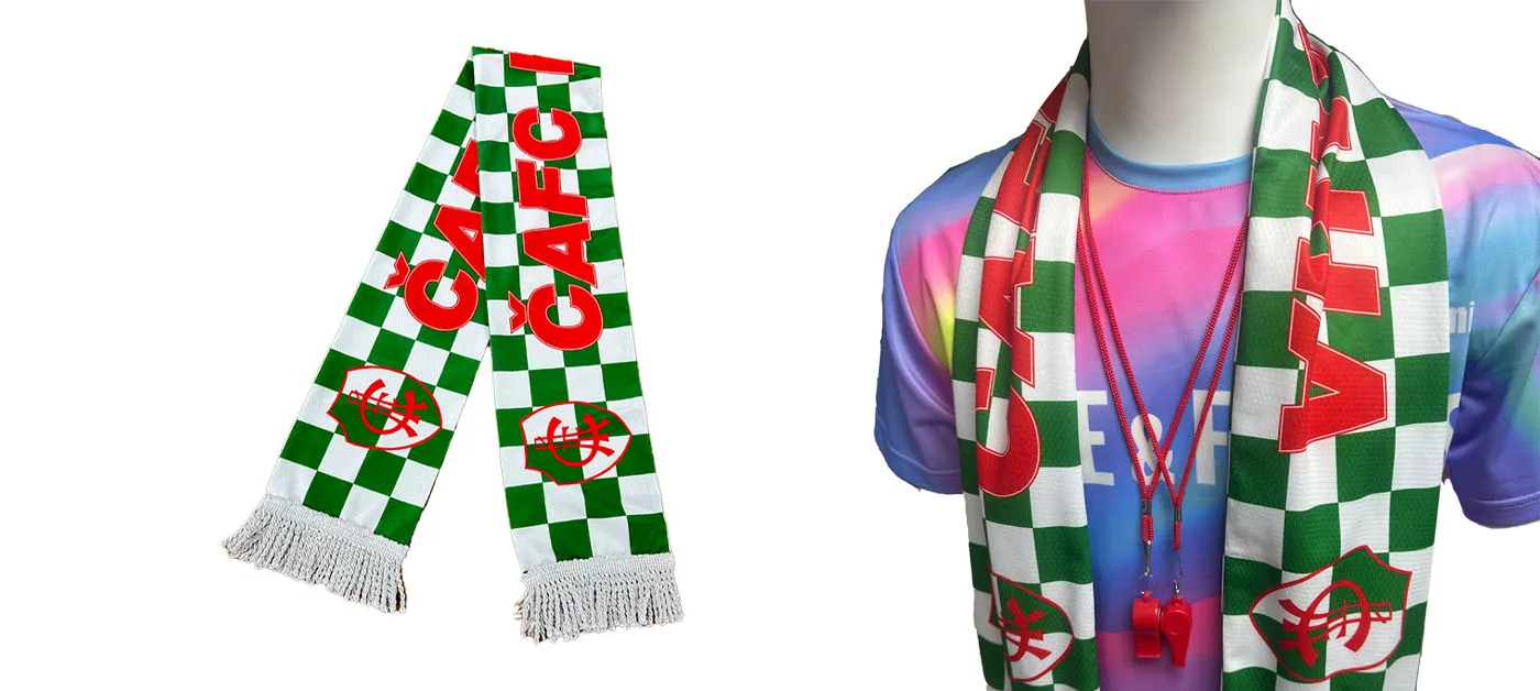 Gahumi Delivers Custom Football Scarves for Czech Club in Record Time