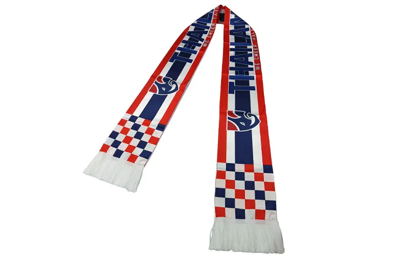 Gahumi: Custom Thai Football Fan Scarves Manufacturing | 500 pcs Order Delivered