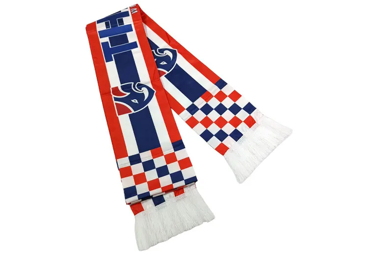 Gahumi: Custom Thai Football Fan Scarves Manufacturing | 500 pcs Order Delivered