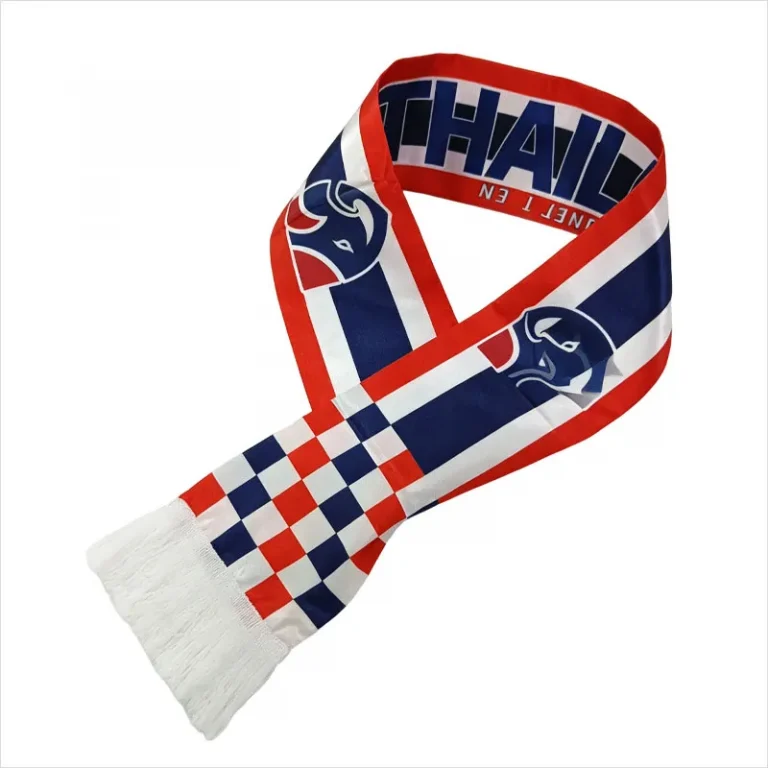 Gahumi: Custom Thai Football Fan Scarves Manufacturing | 500 pcs Order Delivered