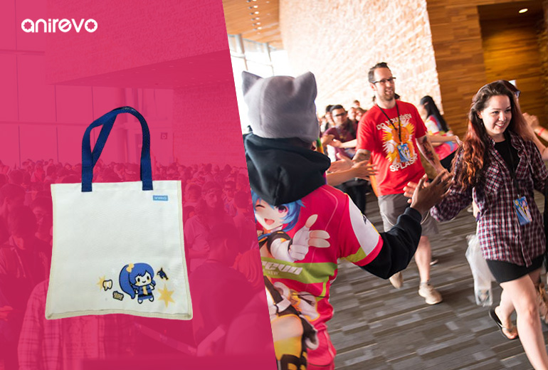 Anime Revolution: Custom Canvas Bags for Anime Event