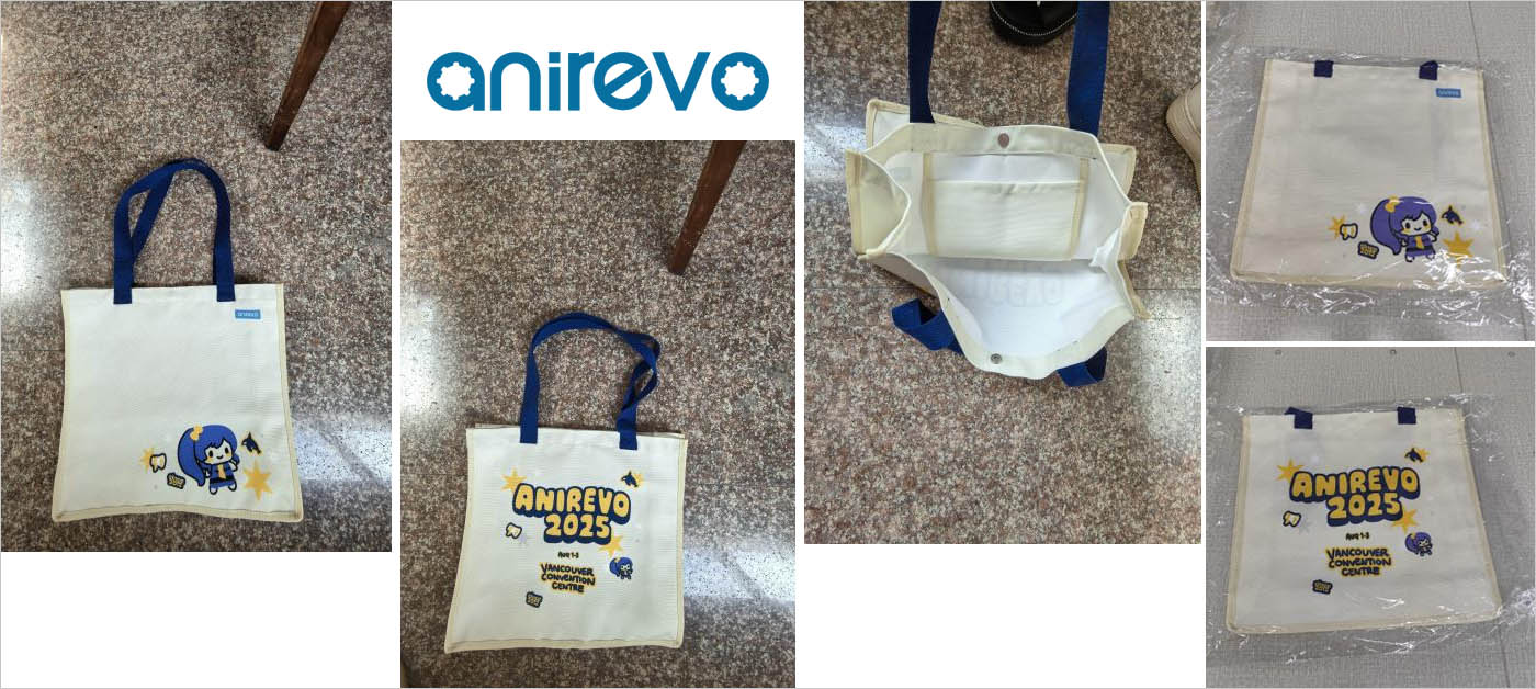Anime Revolution: Custom Canvas Bags for Anime Event