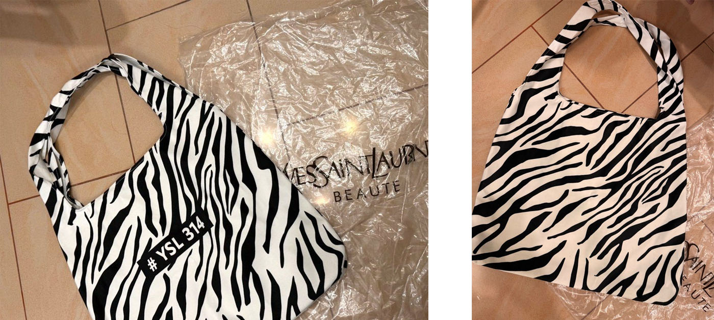 YSL Canvas Tote Bag: 50,000 Customized Units Delivered for Points Redemption Gifts