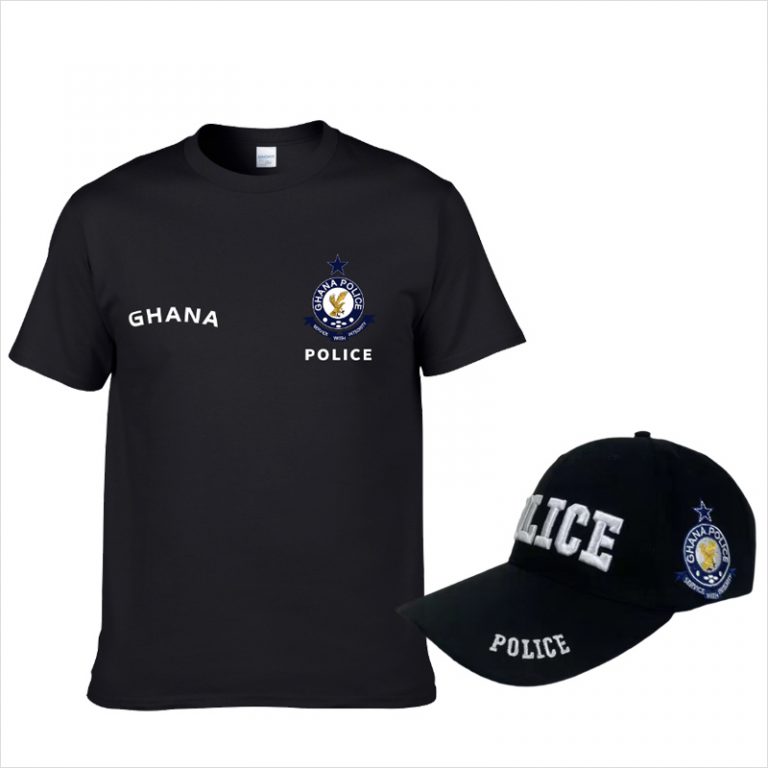 Ghana Police Apparel: Quality Custom T-shirts and Caps Delivered On Time