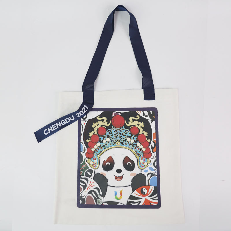 Wholesale Custom Cartoon Printing Eco Cotton Canvas Tote Bag