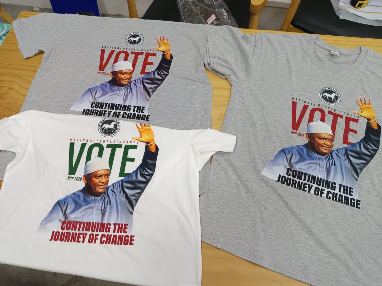 Large-Scale Custom Election T-Shirts for Campaign Supply with 7,500pcs and Accessories
