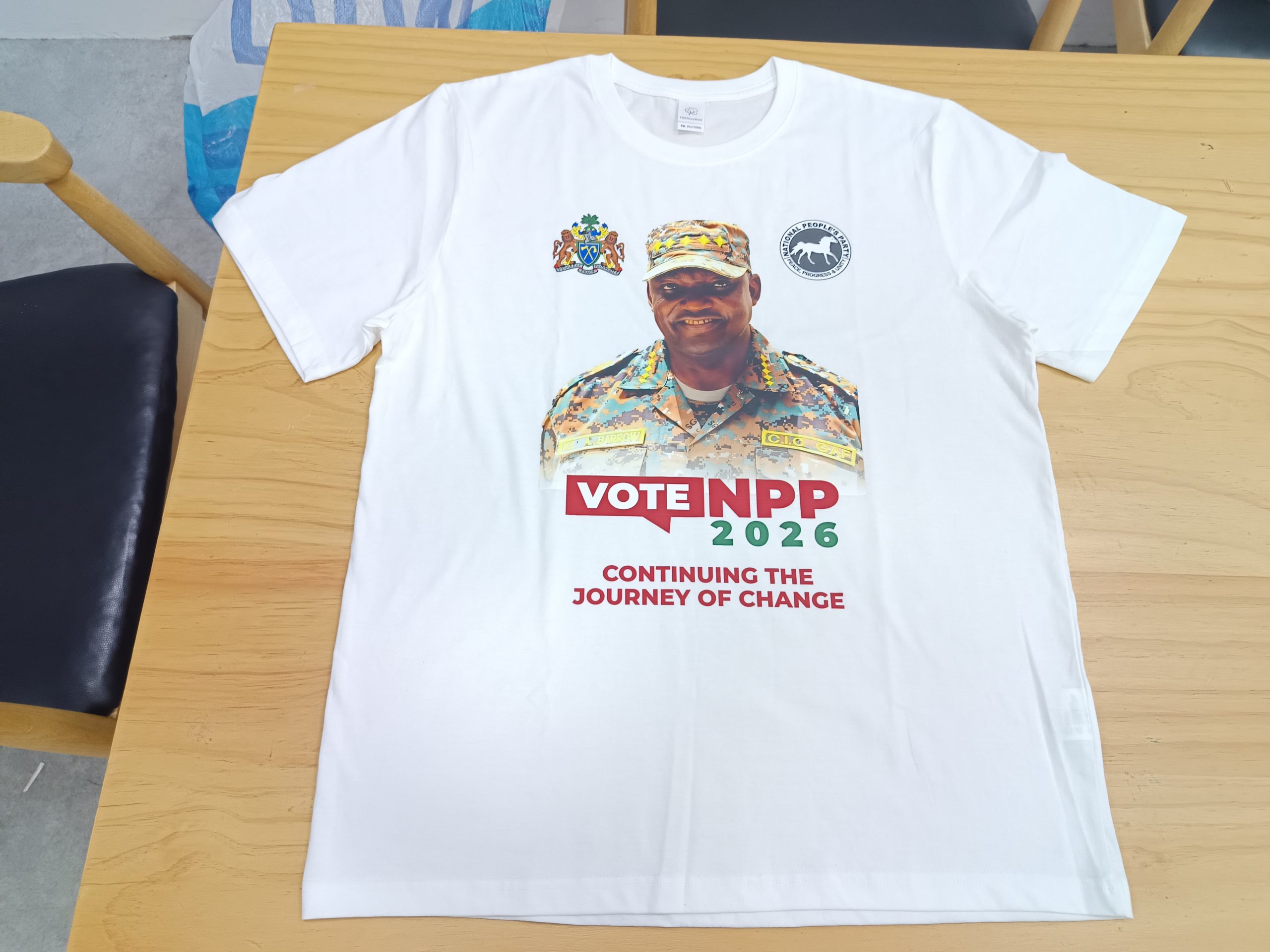 Large-Scale Custom Election T-Shirts for Campaign Supply with 7,500pcs and Accessories