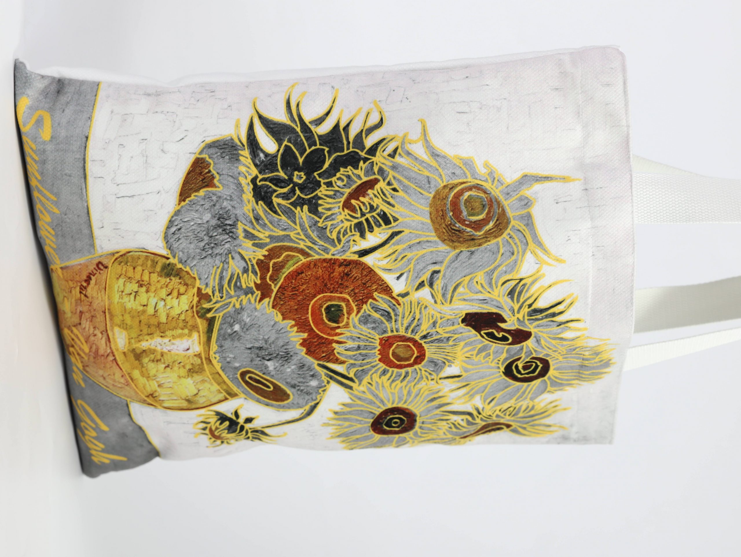 Van Gogh Series Printed Logo Cotton Canvas Bag