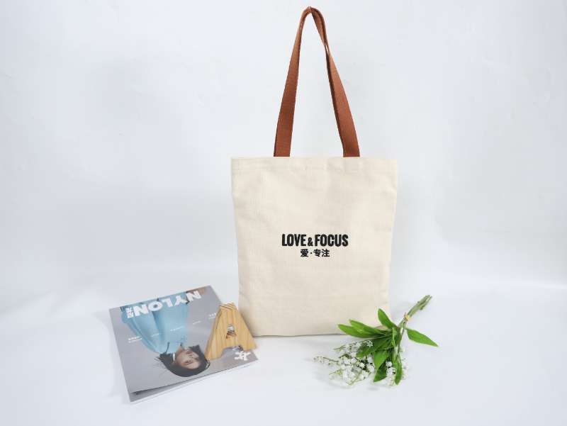 Fat Donglai same canvas bag-Spot-Beige
