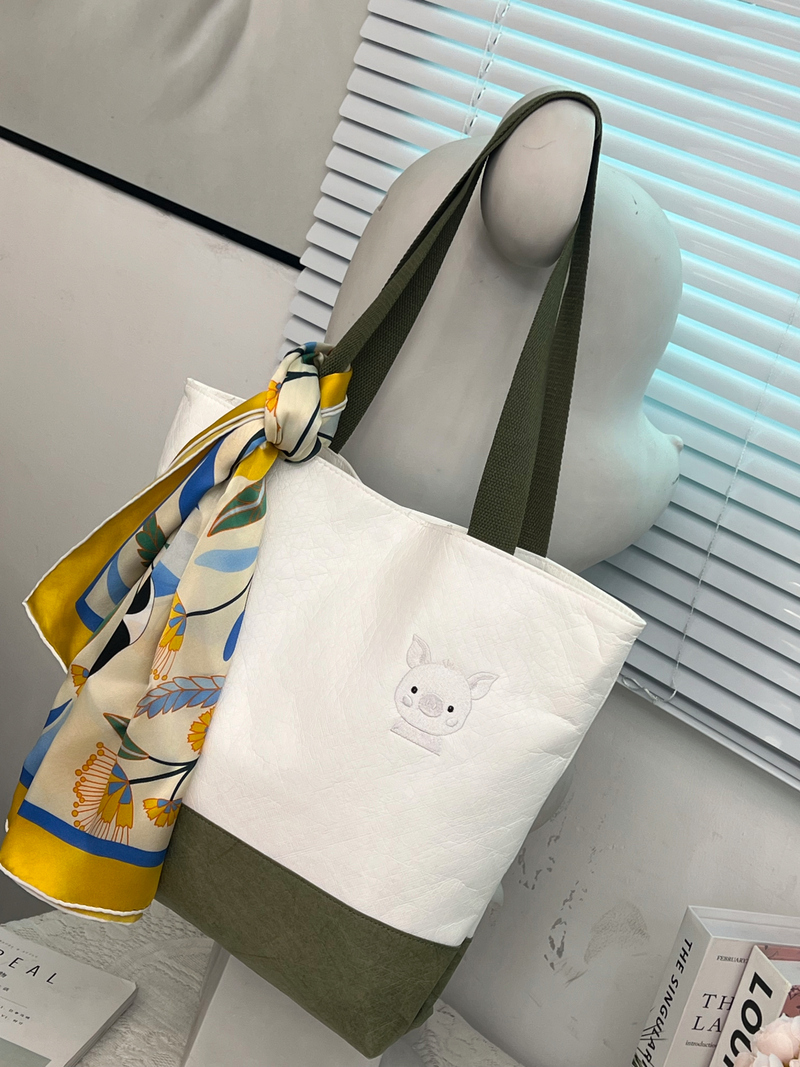 Gahumi Low Price Wholesale Durable Reusable Tyvek Grocery Tote Bag Custom High Capacity Custom Tyvek Canvas Tote Bag