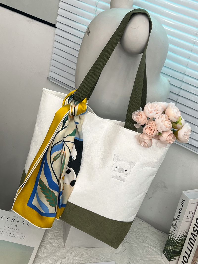 Gahumi Low Price Wholesale Durable Reusable Tyvek Grocery Tote Bag Custom High Capacity Custom Tyvek Canvas Tote Bag