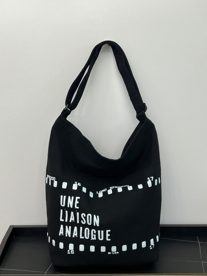Gahumi Large Capacity Custom Logo Shopping Bag Fashion Retro Style Portable Canvas Bag