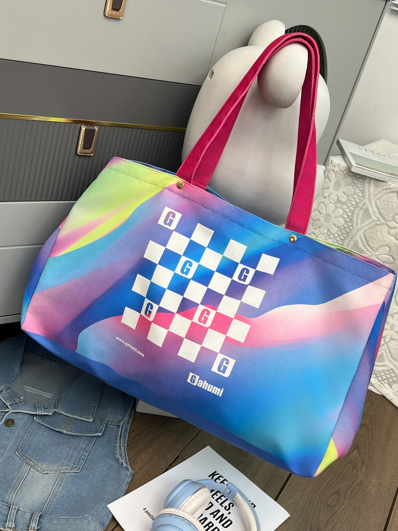 Gahumi Wholesale Simple Casual Canvas Bag Custom Recycled Tote Bag, for Shopping