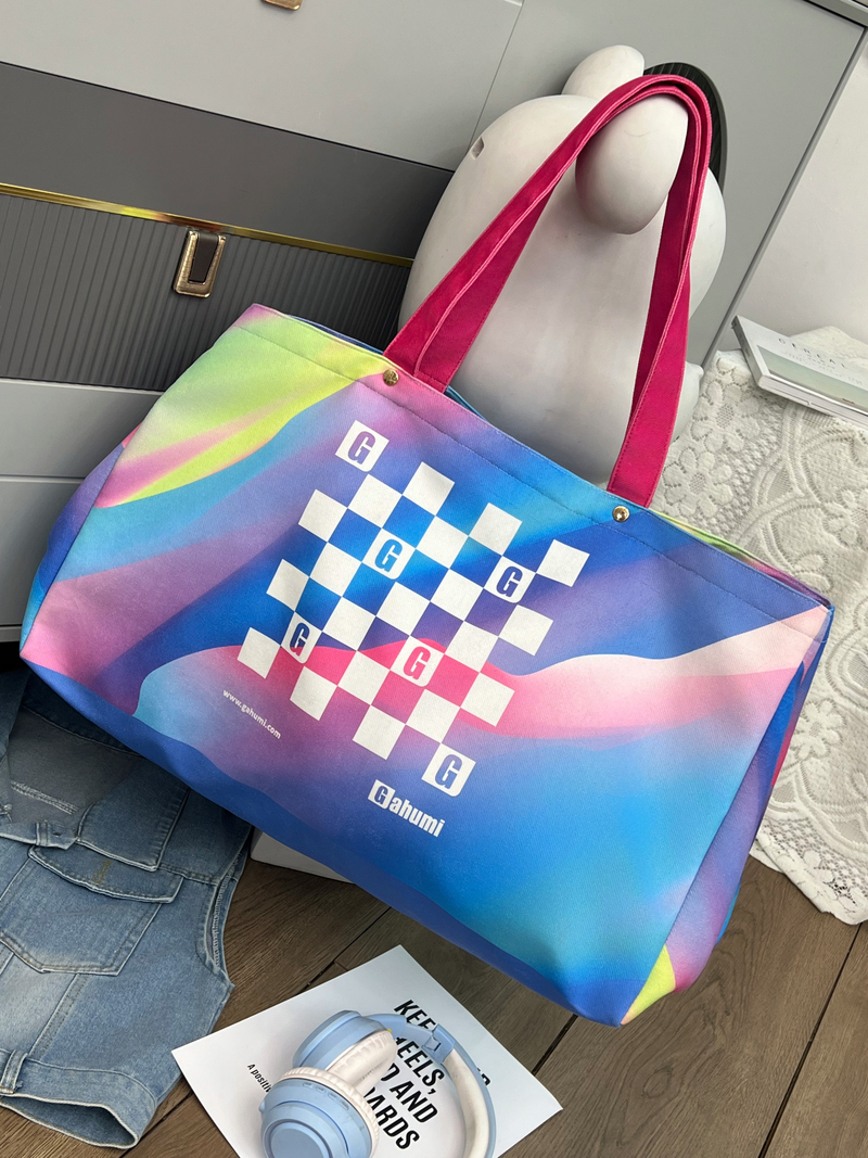 Gahumi Wholesale Simple Casual Canvas Bag Custom Recycled Tote Bag, for Shopping
