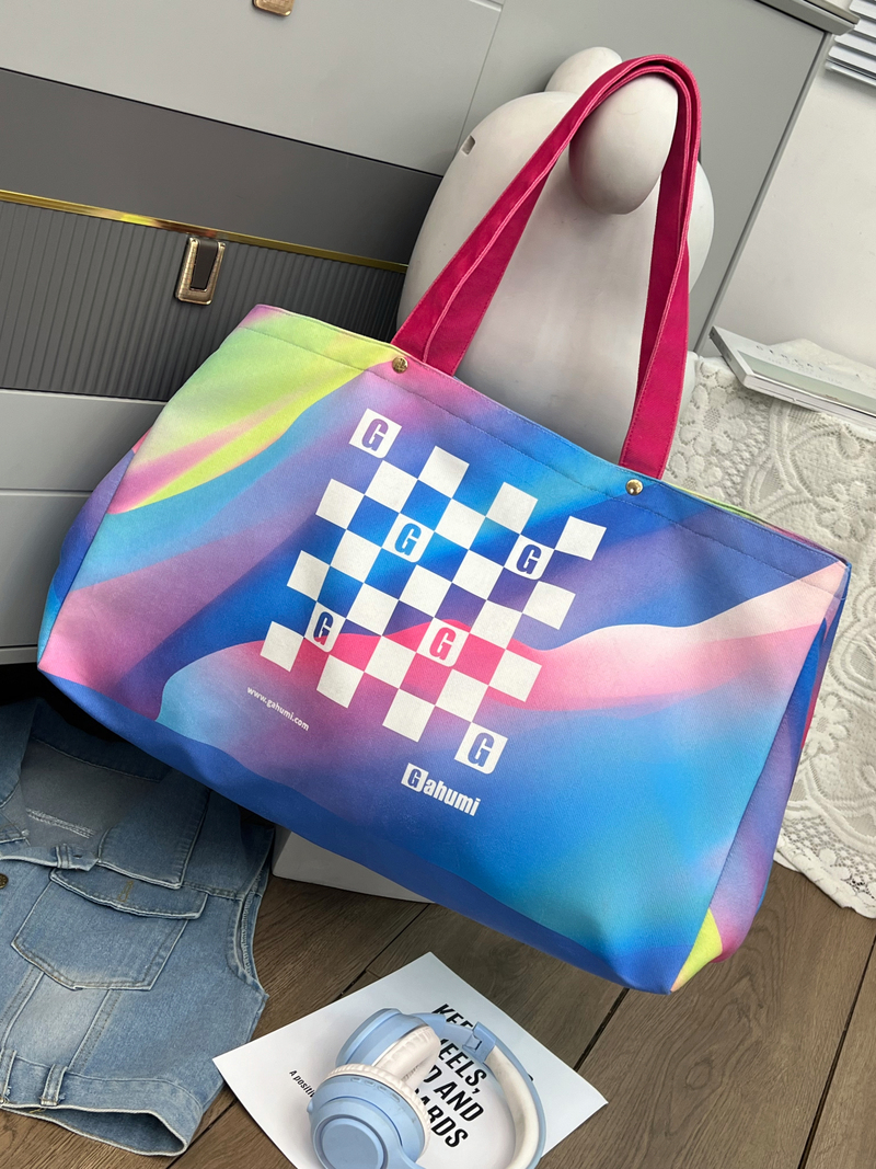Gahumi Wholesale Simple Casual Canvas Bag Custom Recycled Tote Bag, for Shopping