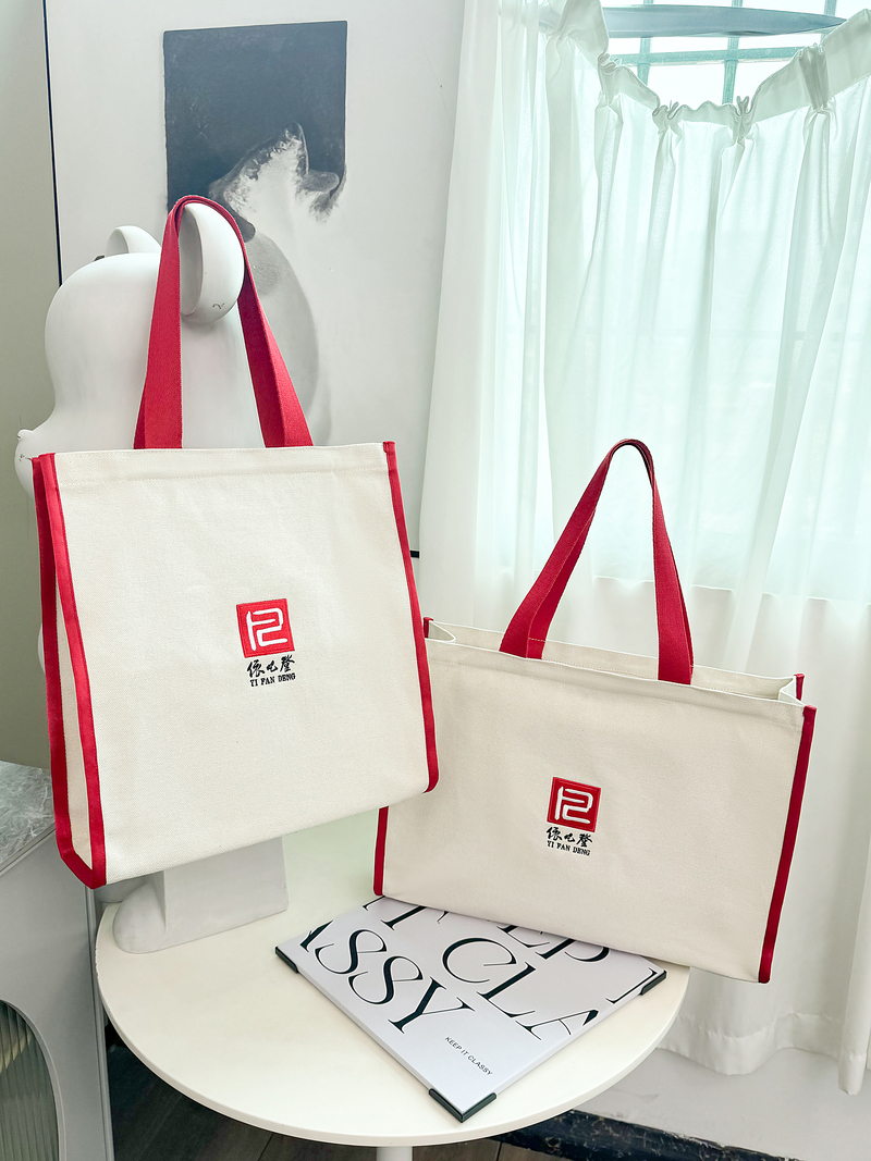 Evanden canvas bag with bottom and sides