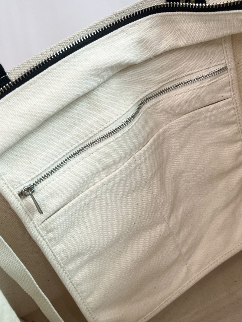 Wolf Head Horizontal Canvas Bag