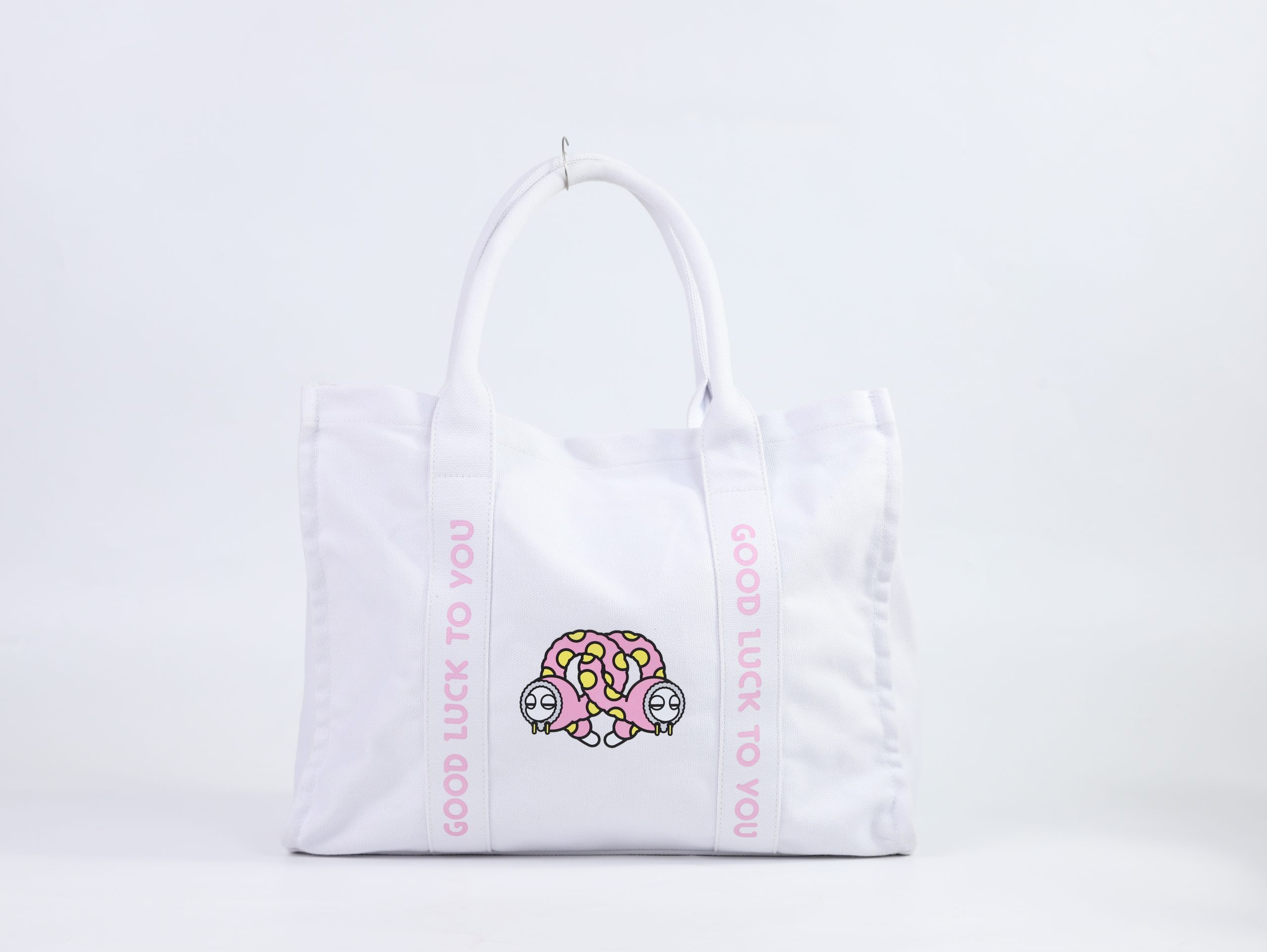 Gahumi Eco-Friendly Custom Printing Cotton Canvas Tote Bag with Button