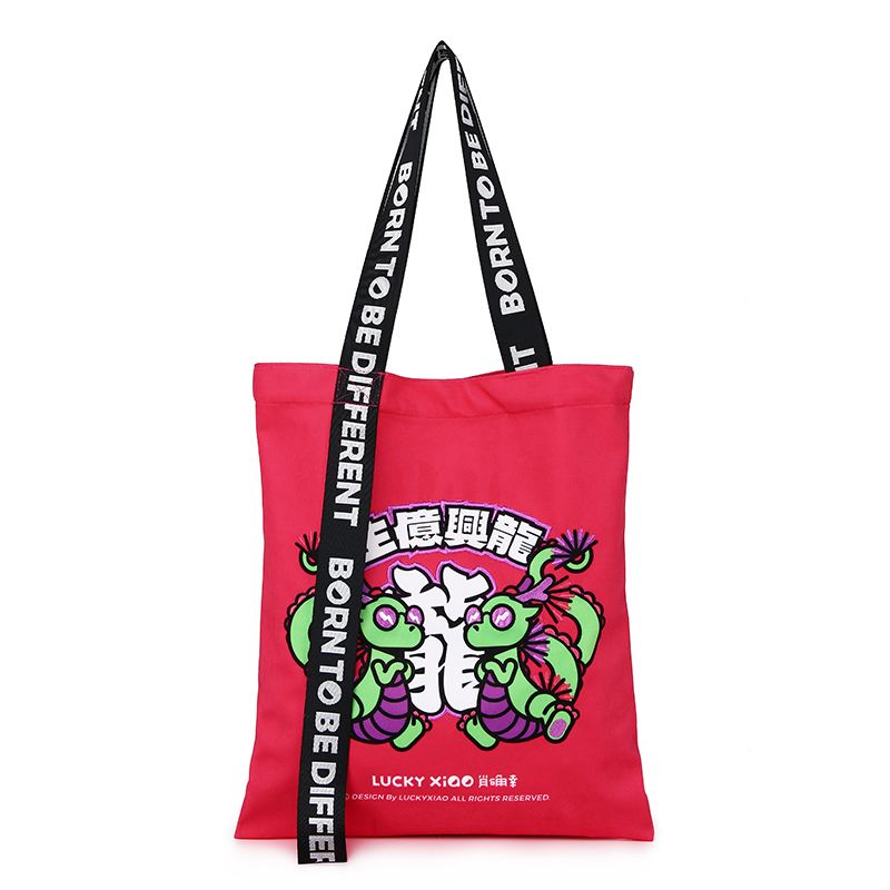 Original Design  Embroidery 100% Cotton Canvas Tote Bag