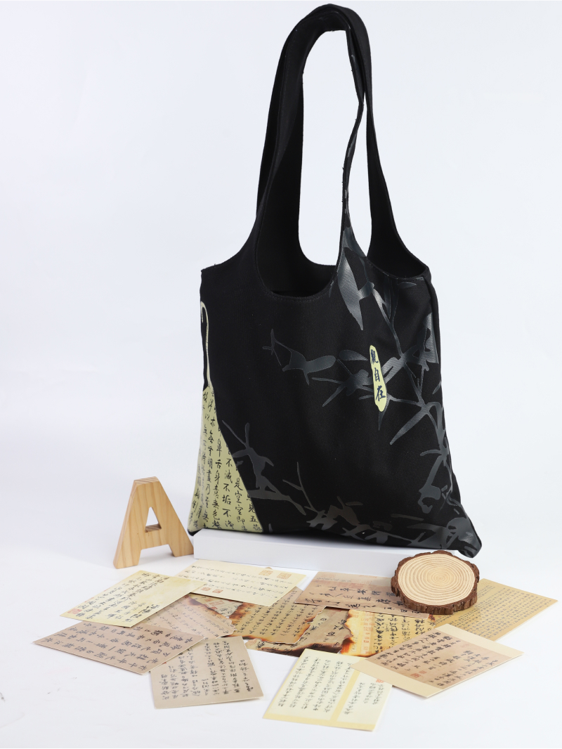16OZ Polyester-Cotton Blend Sideless Bottomless Canvas Bag