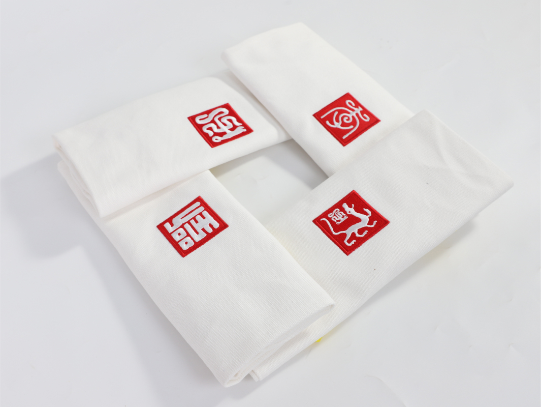 Colorful Handle Bottomless and Sideless Canvas Bag