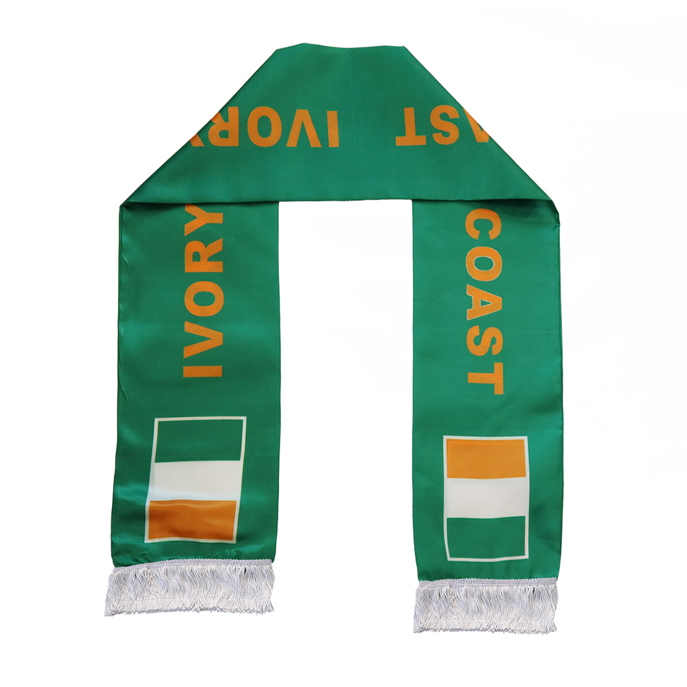 Ivory Coast Election Fans Scarf Custom