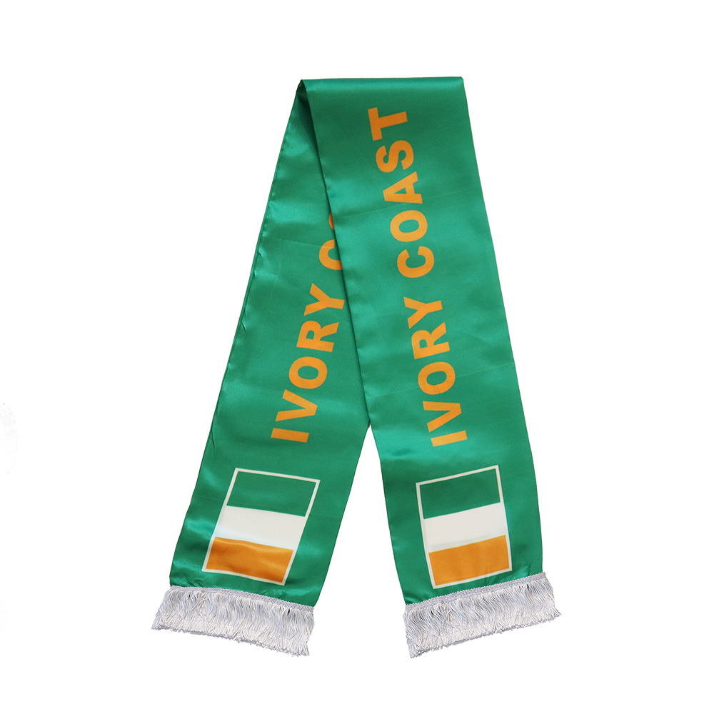 Ivory Coast Election Fans Scarf Custom
