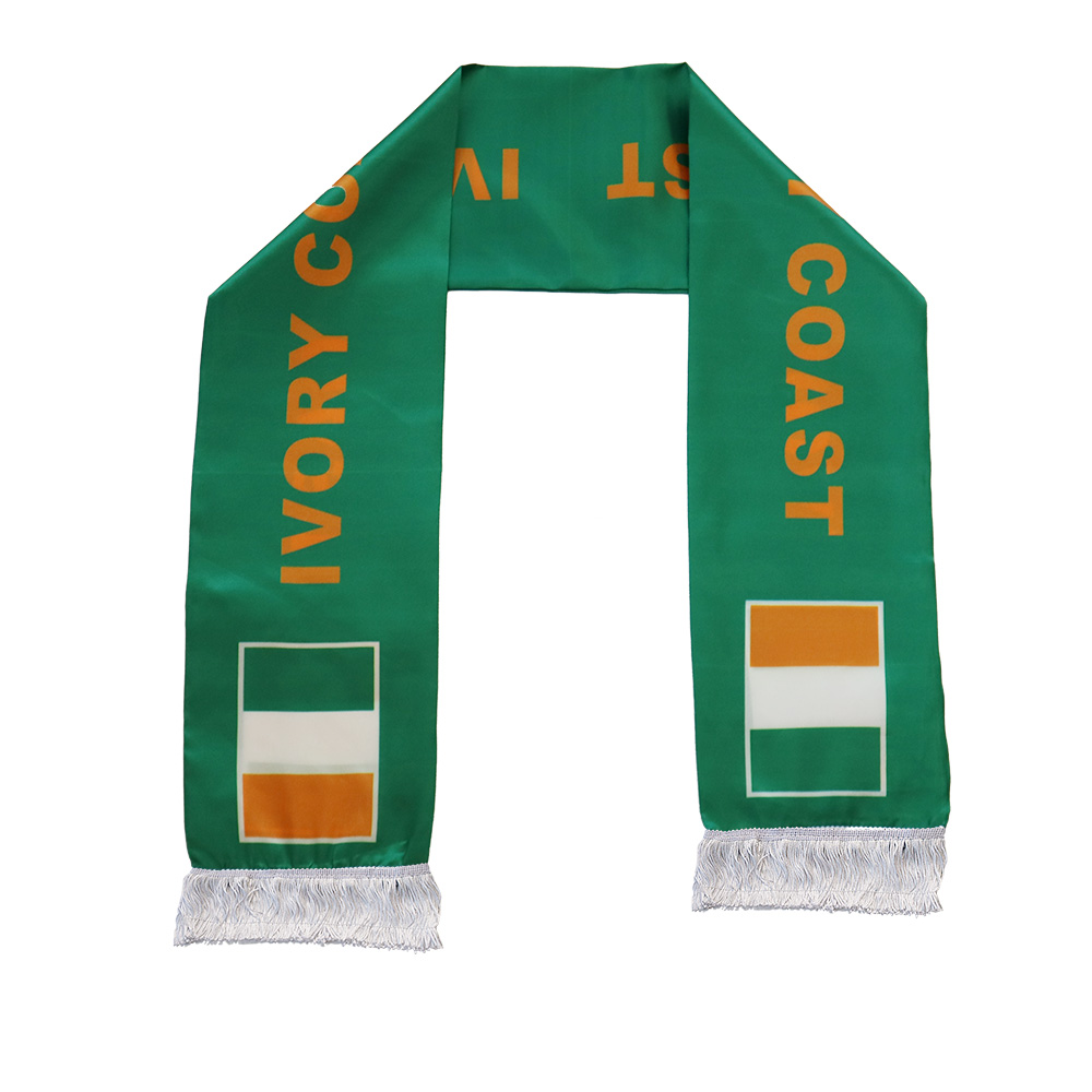 Ivory Coast Election Fans Scarf Custom-Ceshi
