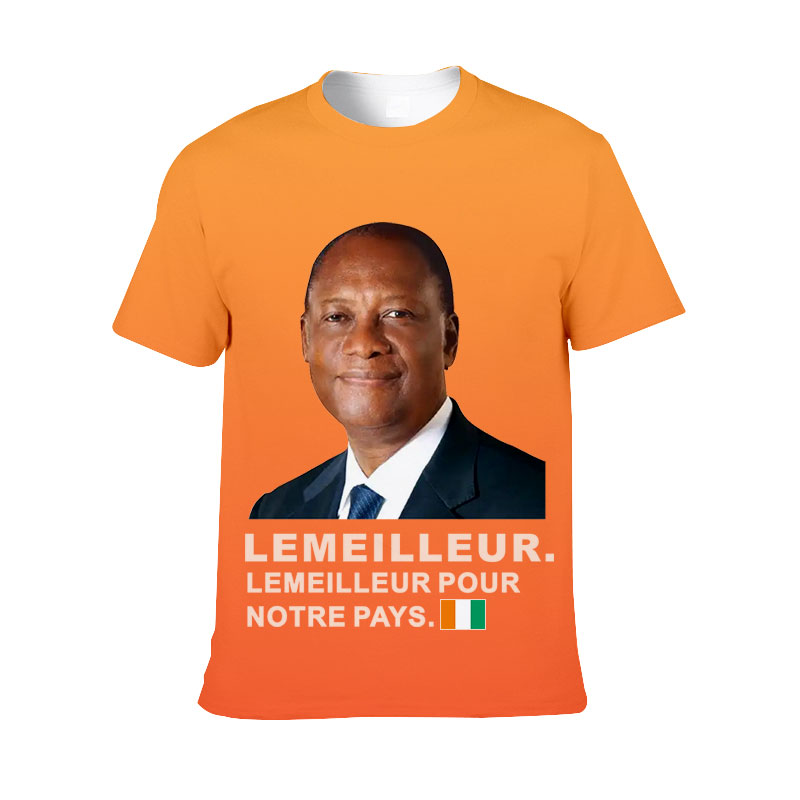 Ivory Coast Election Shirt 3D Full Printing