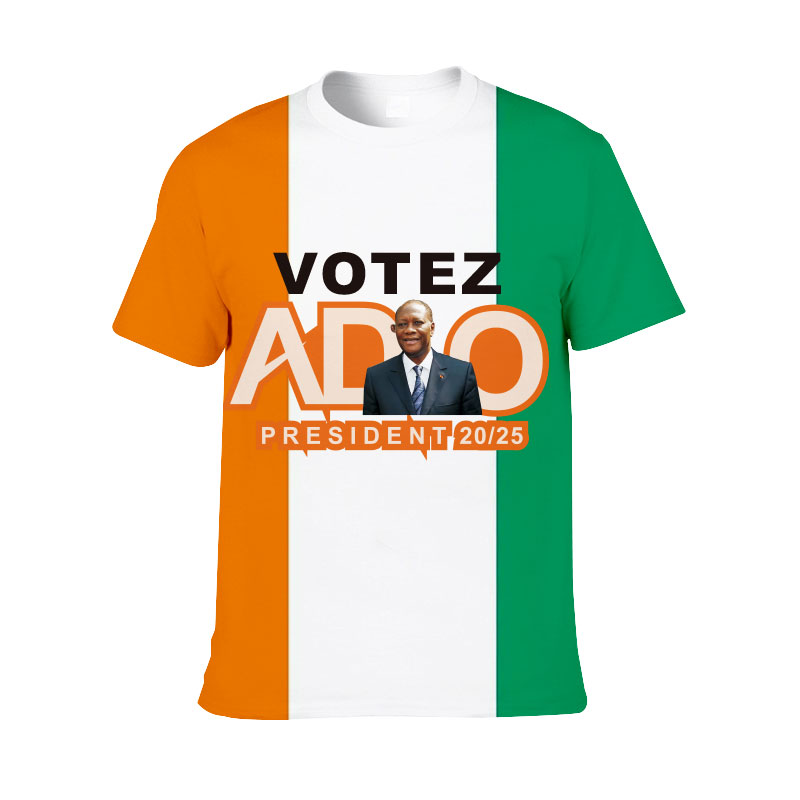 Ivory Coast Election Shirt 3D Full Printing