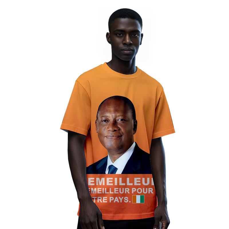 Ivory Coast Election Shirt 3D Full Printing