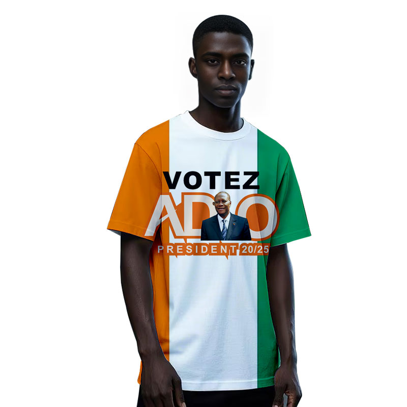 Ivory Coast Election Shirt 3D Full Printing
