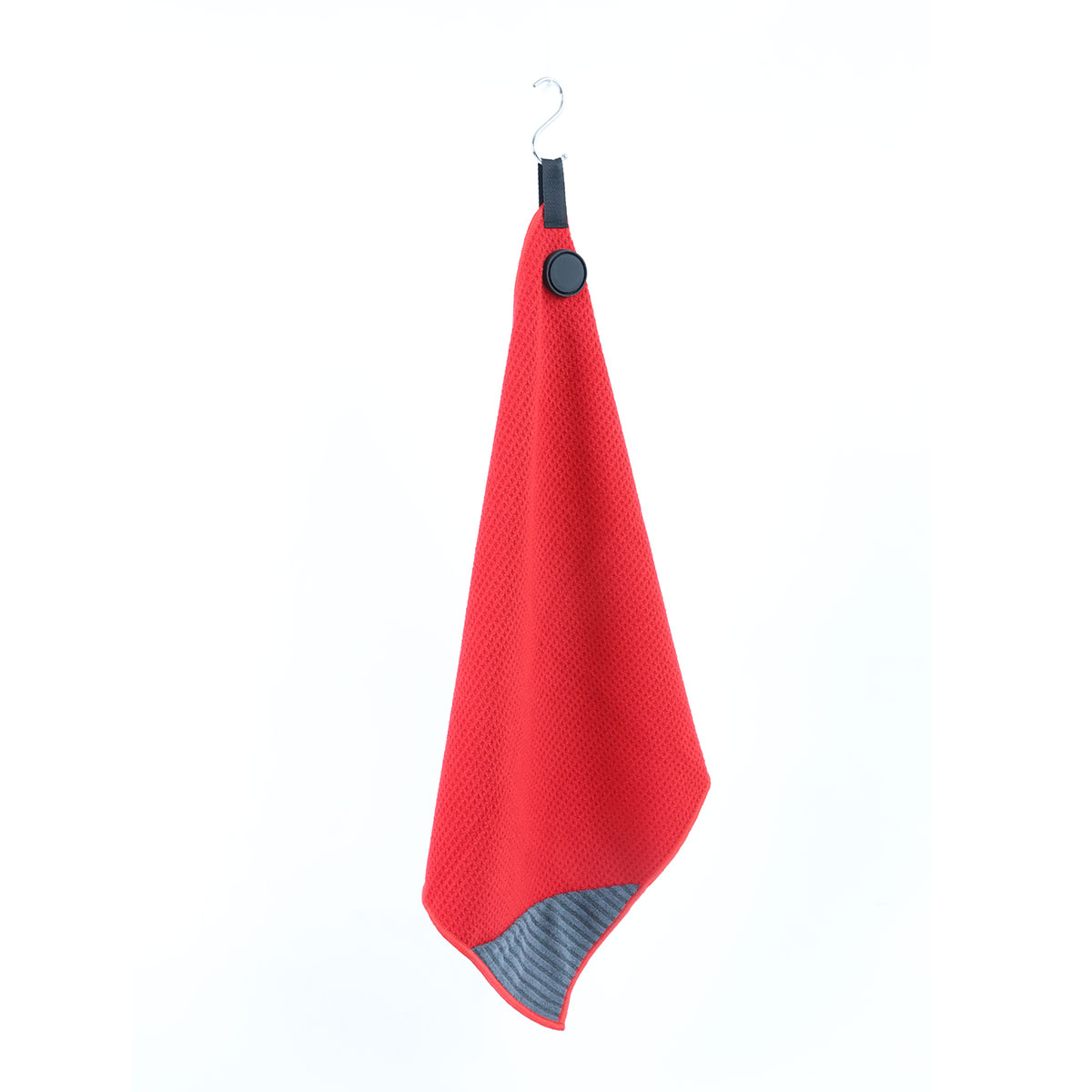 Magnetic golf towel (including triangle soft cloth), 420gsm