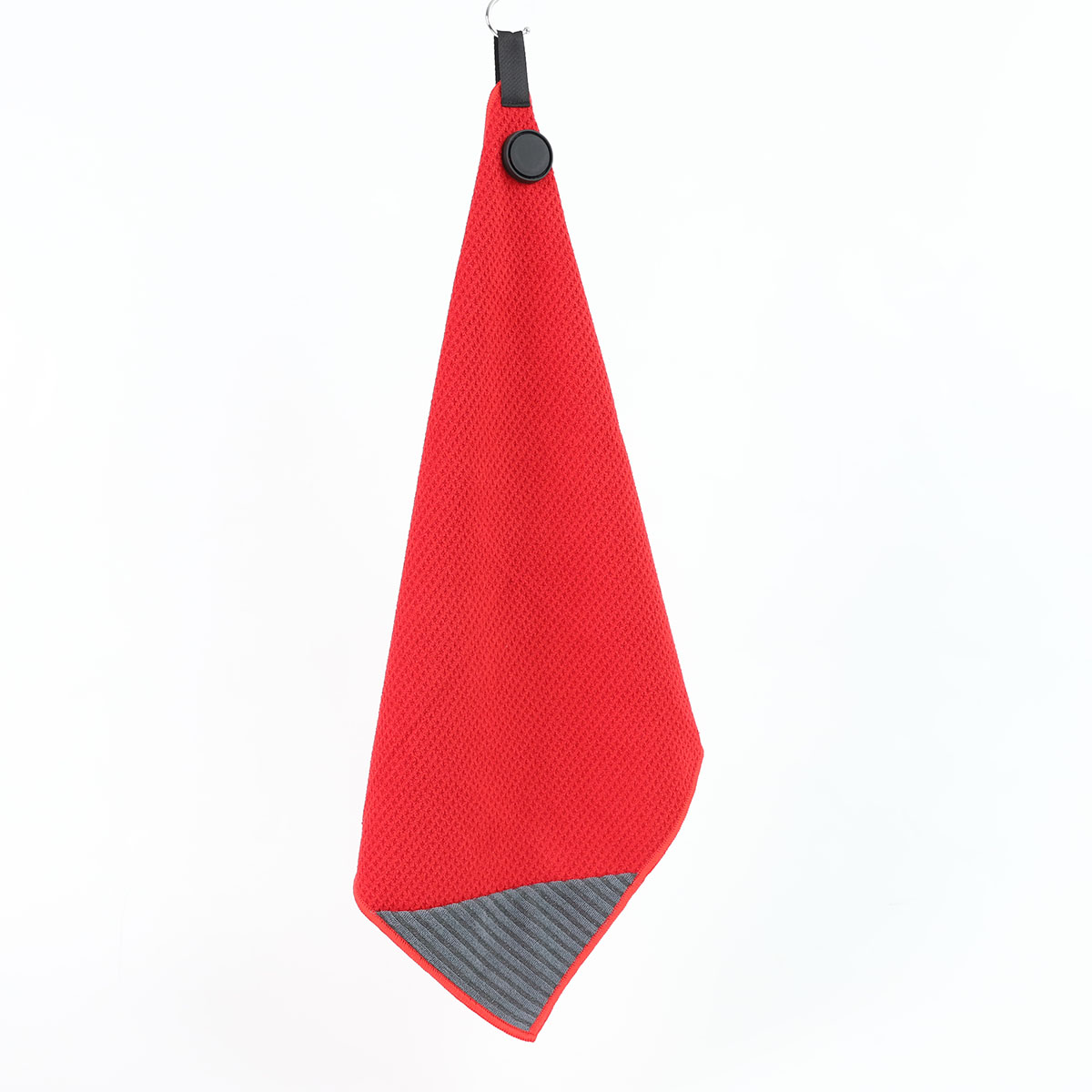 Magnetic golf towel (including triangle soft cloth), 420gsm