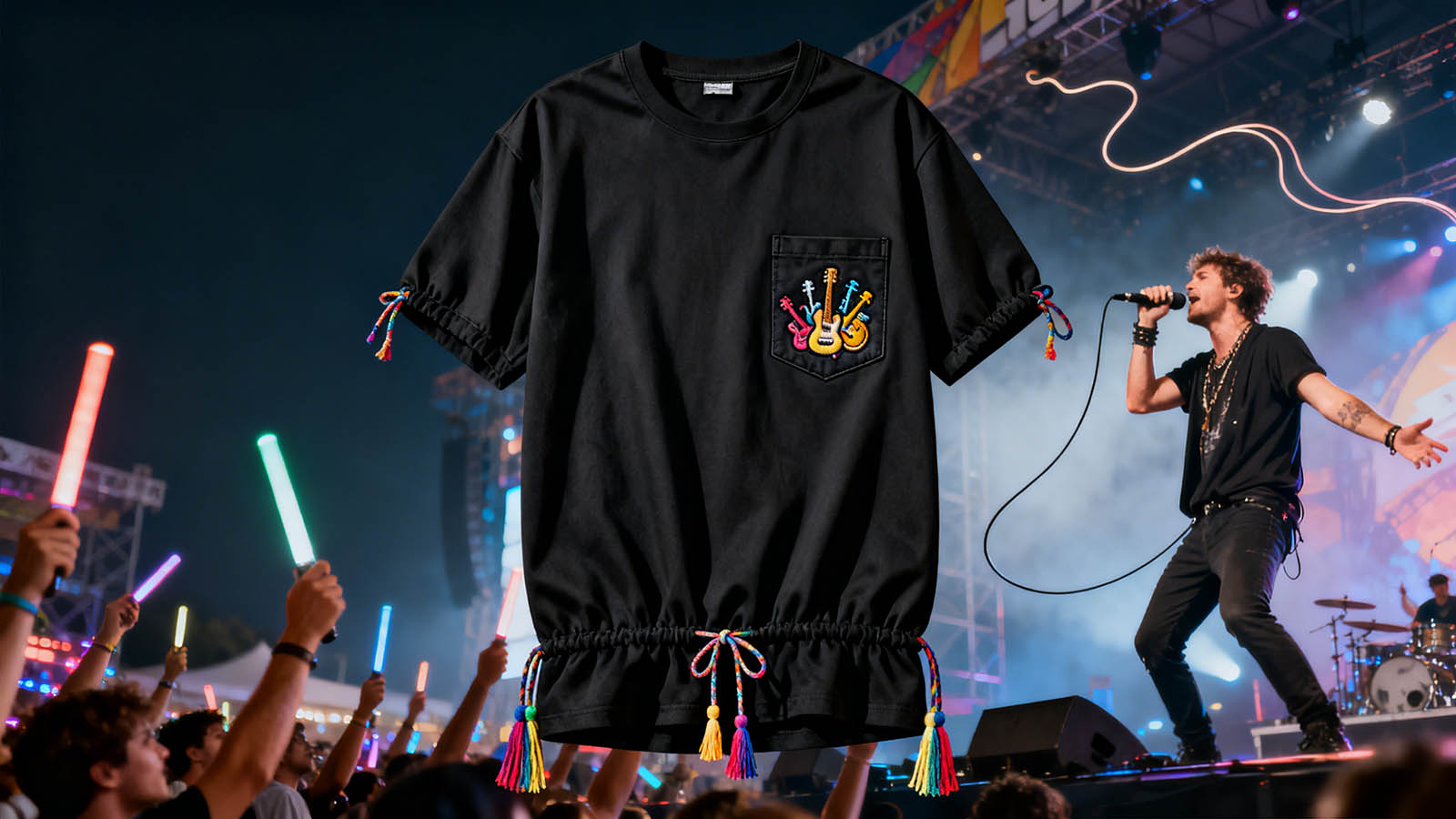 Music Festival T-shirts: Selection of Wear-Resistant Fabrics