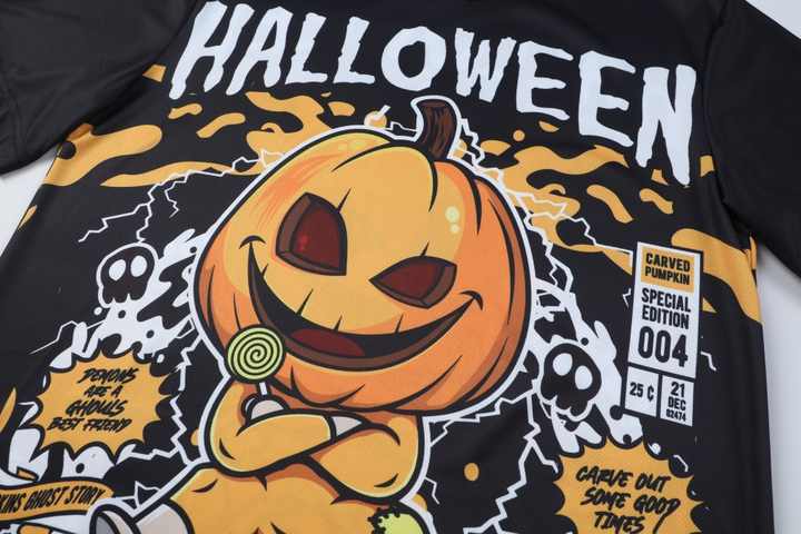 OEM Custom Halloween Gym T-Shirts for Men – Sublimation Sportswear