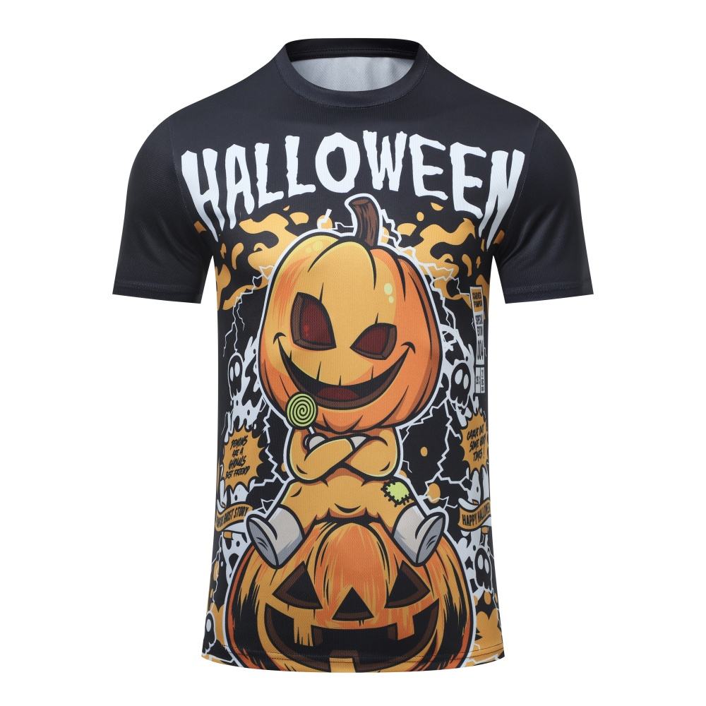 OEM Custom Halloween Gym T-Shirts for Men – Sublimation Sportswear