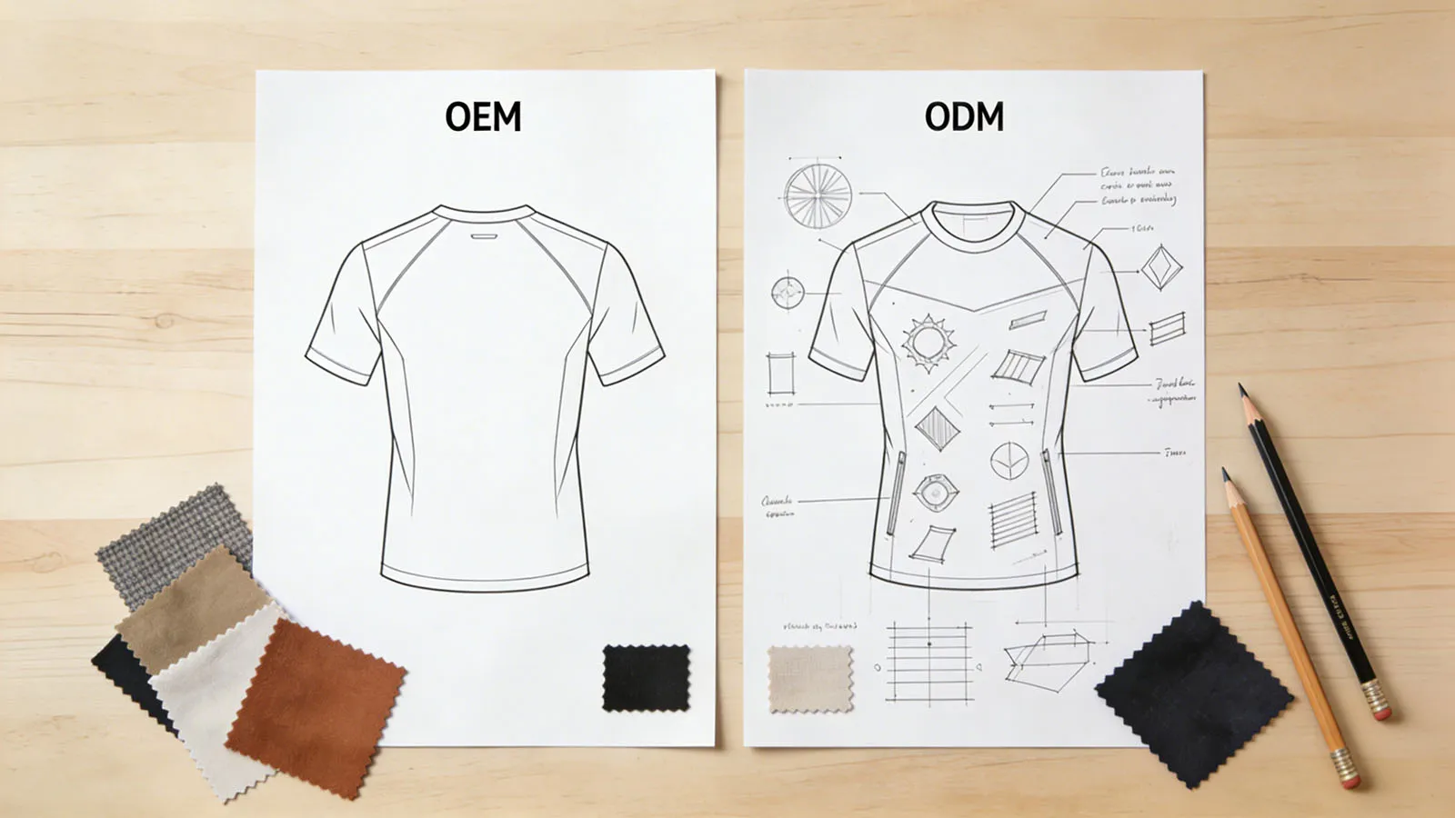 OEM vs. ODM in Custom Sportswear Manufacturing