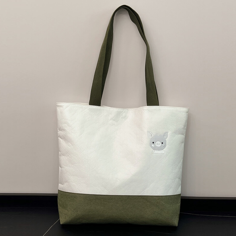 Reusable Logo Printed Tyvek Tote Bag