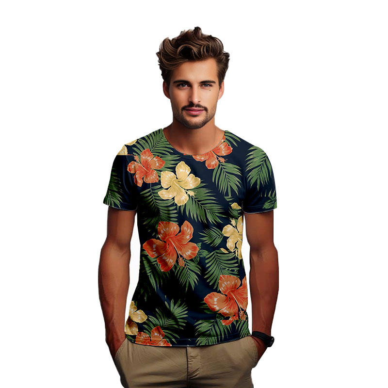 Printing Round neck T-shirt