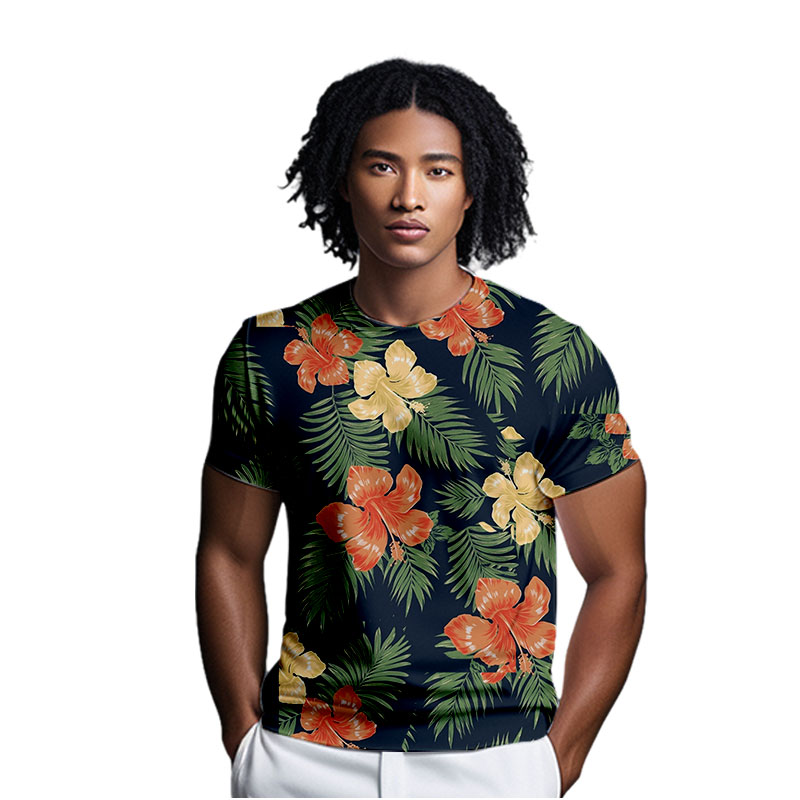 Printing Round neck T-shirt
