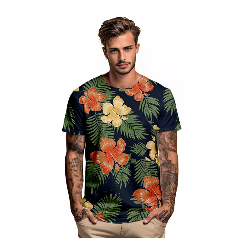 Printing Round neck T-shirt
