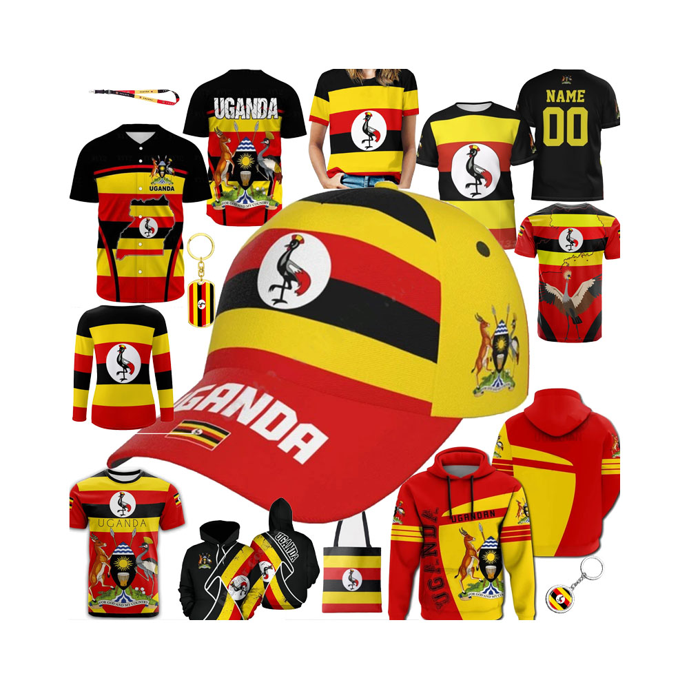 Uganda 2026 NRM Elections Flag / T-shirt/ Scarf / Hat set Custom