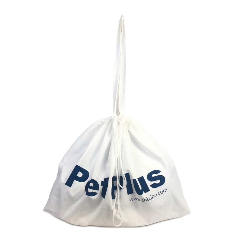 Manufacture Direct Sale Simple Casual Cotton Bag Large Custom Logo Drawstring Bag