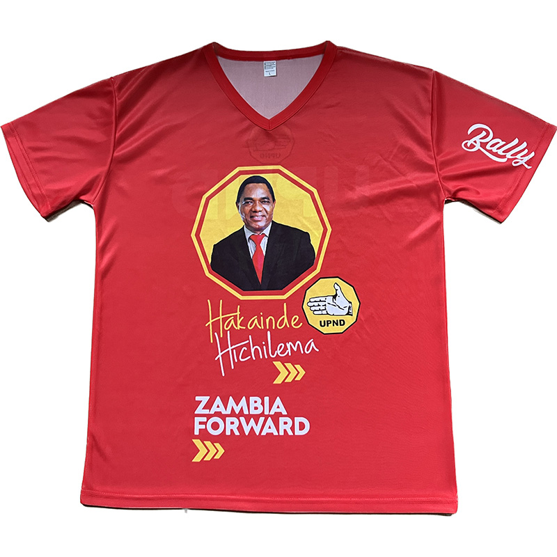 Custom Election T-Shirts for Zambia Large-scale Group Events